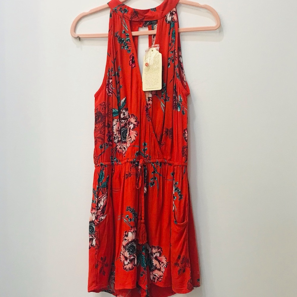 NWT Band Of Gypsies Floral Romper small